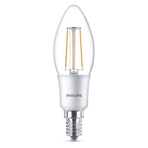 PHILIPS LED  svíčka filament B35 4.5W/40W E14 2700K 470lm Dim 15Y BL˙