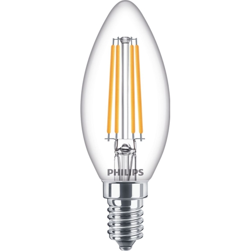 PHILIPS LED svíčka filament B35 6.5W/60W E14 2700K 806lm NonDim 15Y BL
