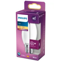 PHILIPS LED svíčka filament B35 6.5W/60W E14 2700K 806lm NonDim 15Y čirá