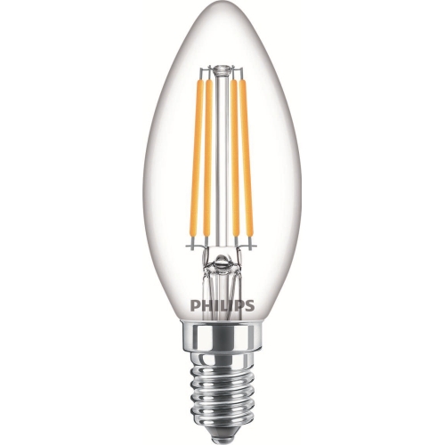 PHILIPS LED svíčka filament B35 6.5W/60W E14 2700K 806lm NonDim 15Y
