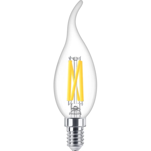 PHILIPS LED svíčka filament BA35 3.4W/40W E14 927 470lm Dim 15Y