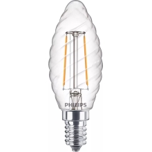 PHILIPS LED svíčka filament BW35 2W/25W E14 2700K 250lm NonDim 15Y čirá