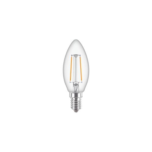 PHILIPS LED svíčka filament CorePro B35 2W/25W E14 2700K 250lm NonDim 15Y