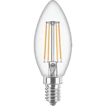 PHILIPS LED svíčka filament CorePro B35 4.3W/40W E14 2700K 470lm NonDim 15Y čirá