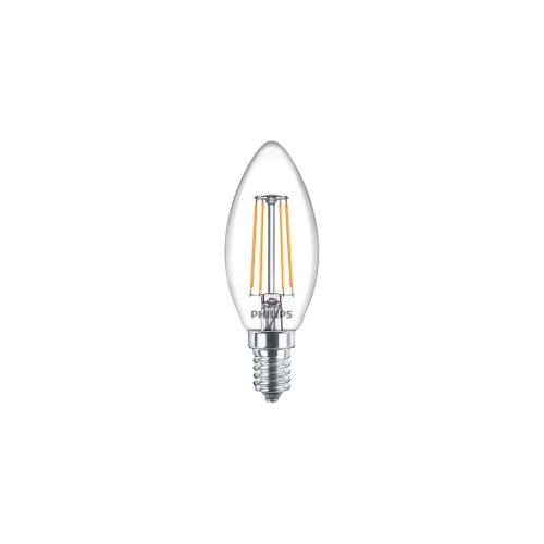PHILIPS LED svíčka filament CorePro B35 4.3W/40W E14 4000K 470lm NonDim 15Y