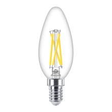 PHILIPS LED  svíčka filament MASTER B35 2.5W/25W E14 2700K 340lm DimTone 25Y˙