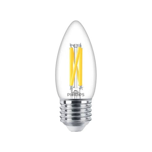 PHILIPS LED svíčka filament MASTER B35 3.4W/40W E27 2700K 470lm DimTone 25Y