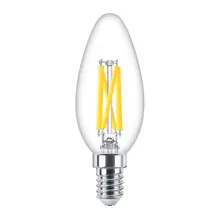 PHILIPS LED svíčka filament MASTER B35 5.9W/60W E14 2700K 806lm DimTone 25Y čirá