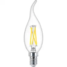 PHILIPS LED svíčka filament MASTER BA35 2.5W/25W E14 2700K 340lm DimTone 25Y