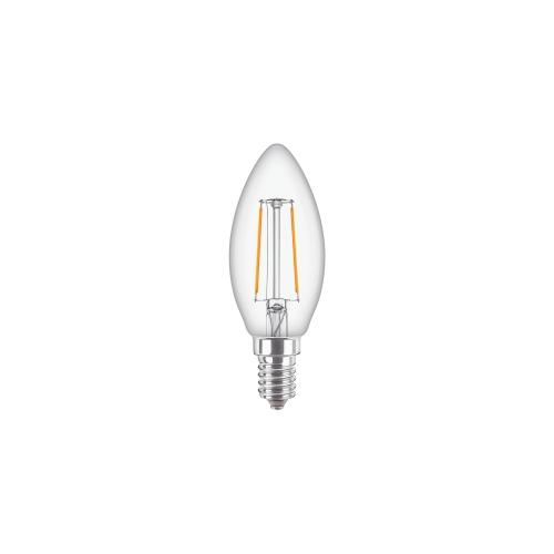 PHILIPS LED svíčka filamentLED CorePro B35 2W/25W E14 2700K 250lm NonDim 15Y