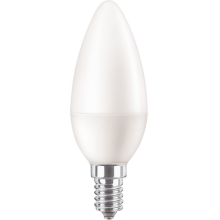 PHILIPS LED svíčkaLED CorePro B38 7W/60W E14 2700K 806lm NonDim 15Y opál