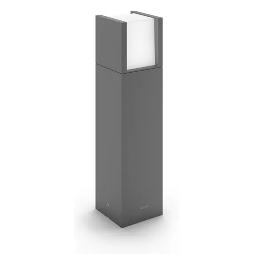 PHILIPS LED svítidlo, sloupek Arbour Ue 3,8W 800lm/830 IP44 ; antracit