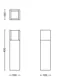 PHILIPS LED svítidlo, sloupek Arbour Ue 3,8W 800lm/830 IP44 ; antracit