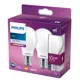 PHILIPS LED žárovka A60 10.5W/100W E27 4000K 1521lm NonDim 15Y opál 2-pack