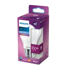 PHILIPS LED žárovka A60 10.5W/100W E27 6500K 1521lm NonDim 15Y opál