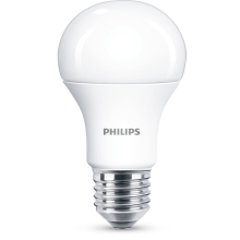 PHILIPS LED žárovka A60 10W/75W E27 6500K 1055lm NonDim 15Y opál BL˙