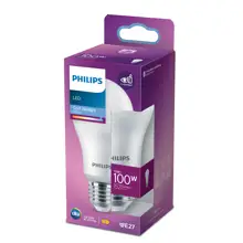 PHILIPS LED žárovka A60 13W/100W E27 6500K 1521lm NonDim 15Y opál