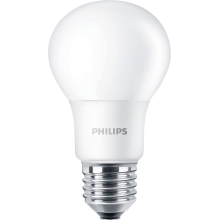 PHILIPS LED žárovka A60 5W/40W E27 2200-2700K 470lm Dim 15Y opál BL˙