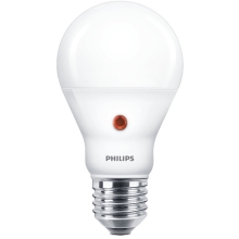 PHILIPS LED žárovka A60 6.5W/60W E27 4000K 806lm NonDim 15Y opál sou.senzor