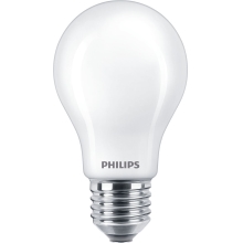 PHILIPS LED žárovka A60 7.2W/75W E27 2200-2700K 1055lm Dim 15Y opál˙