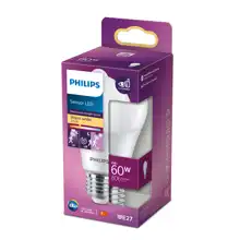 PHILIPS LED žárovka A60 8W/60W E27 2700K 806lm NonDim 25Y opál