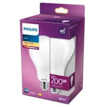 PHILIPS LED žárovka A95 23W/200W E27 2700K 3452lm NonDim 15Y opál BL