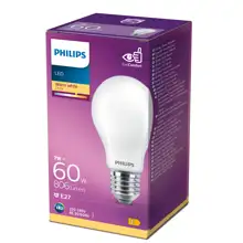 PHILIPS LED žárovka Classic A60 7W/60W E27 2700K 806lm NonDim 15Y opál
