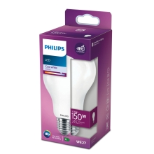 PHILIPS LED žárovka Classic A70 17.5W/150W E27 4000K 2452lm NonDim 15Y opál