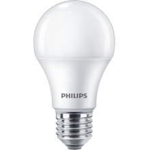 PHILIPS LED žárovka CorePro A60 10W/75W E27 6500K 1055lm NonDim 15Y opál