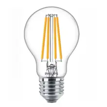 PHILIPS LED žárovka filament A60 10.5W/100W E27 4000K 1521lm NonDim 15Y čirá