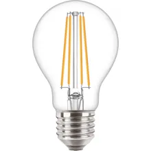 PHILIPS LED žárovka filament A60 7W/60W E27 2700K 806lm NonDim 15Y čirá