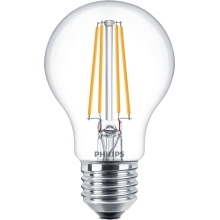 PHILIPS LED žárovka filament A60 7W/60W E27 2700K 806lm NonDim 15Y