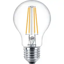 PHILIPS LED žárovka filament A60 7W/60W E27 4000K 850lm NonDim 15Y čirá