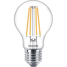 PHILIPS LED  žárovka filament A60 8.5W/75W E27 2700K 1055lm NonDim 15Y˙