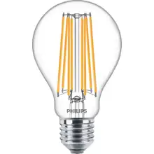 PHILIPS LED žárovka filament A67 17W/150W E27 2700K 2452lm NonDim 15Y čirá