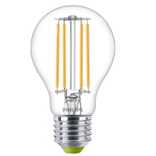 PHILIPS LED žárovka filament MASTER A60 2.3W/40W E27 3000K 485lm NonDim 50Y