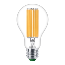PHILIPS LED žárovka filament MASTER A70 7.3W/100W E27 3000K 1535lm NonDim 50Y