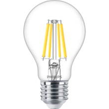 PHILIPS LED žárovka filament MASTER.V A60 3.4W/40W E27 2700K 470lm Dim 15Y čirá