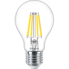 PHILIPS LED žárovka filament MASTER.V A60 3.4W/40W E27 2700K 470lm Dim 15Y čirá