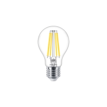 PHILIPS LED žárovka filament MASTER.V A60 7.8W/75W E27 4000K 1055lm Dim 15Y