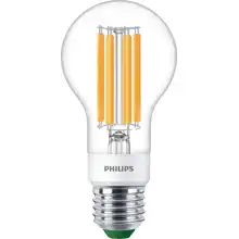 PHILIPS LED žárovka filament UE A60 4W/60W E27 2700K 840lm Dim 50Y čirá