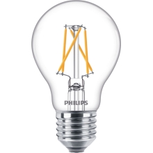 PHILIPS LED žárovka SSW A60 7.5W/60W E27 2700-2200K 806lm NonDim 15Y čirá BL