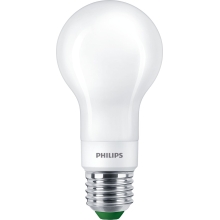 PHILIPS LED žárovka UE A60 4W/60W E27 2700K 840lm Dim 50Y opál