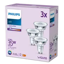 PHILIPS LEDClassic 35W GU10 CW 36D ND 3CT/6 EC