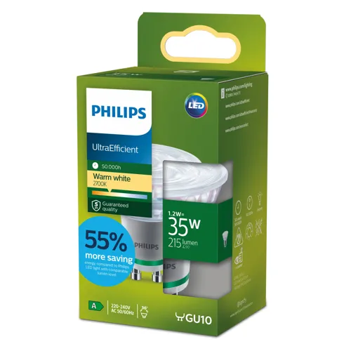 PHILIPS LEDClassic 35W GU10 WW 36D ND UE SRT4