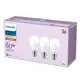 PHILIPS LEDClassic 60W A60 E27 WW FRND 3CT/4 EC