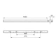 PHILIPS liniové svítidlo CoreLine Batten BN126C LED80 59W/840 8000lm IP20 1.5m˙