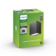 PHILIPS nástěnné svítidlo Flagstone 3W 300lm/827 IP44 ; černá˙