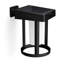 PHILIPS nástěnné svítidlo LED Camill.RD 1.4W 250lm IP44 solár.;černá;PIR sens