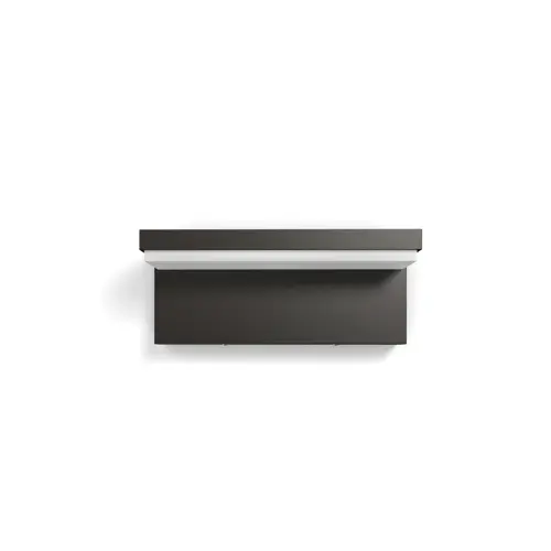 PHILIPS nástěnné svítidlo LED myGarden Bustan 2x4.5W 1000lm/840 IP44 ;antracit
